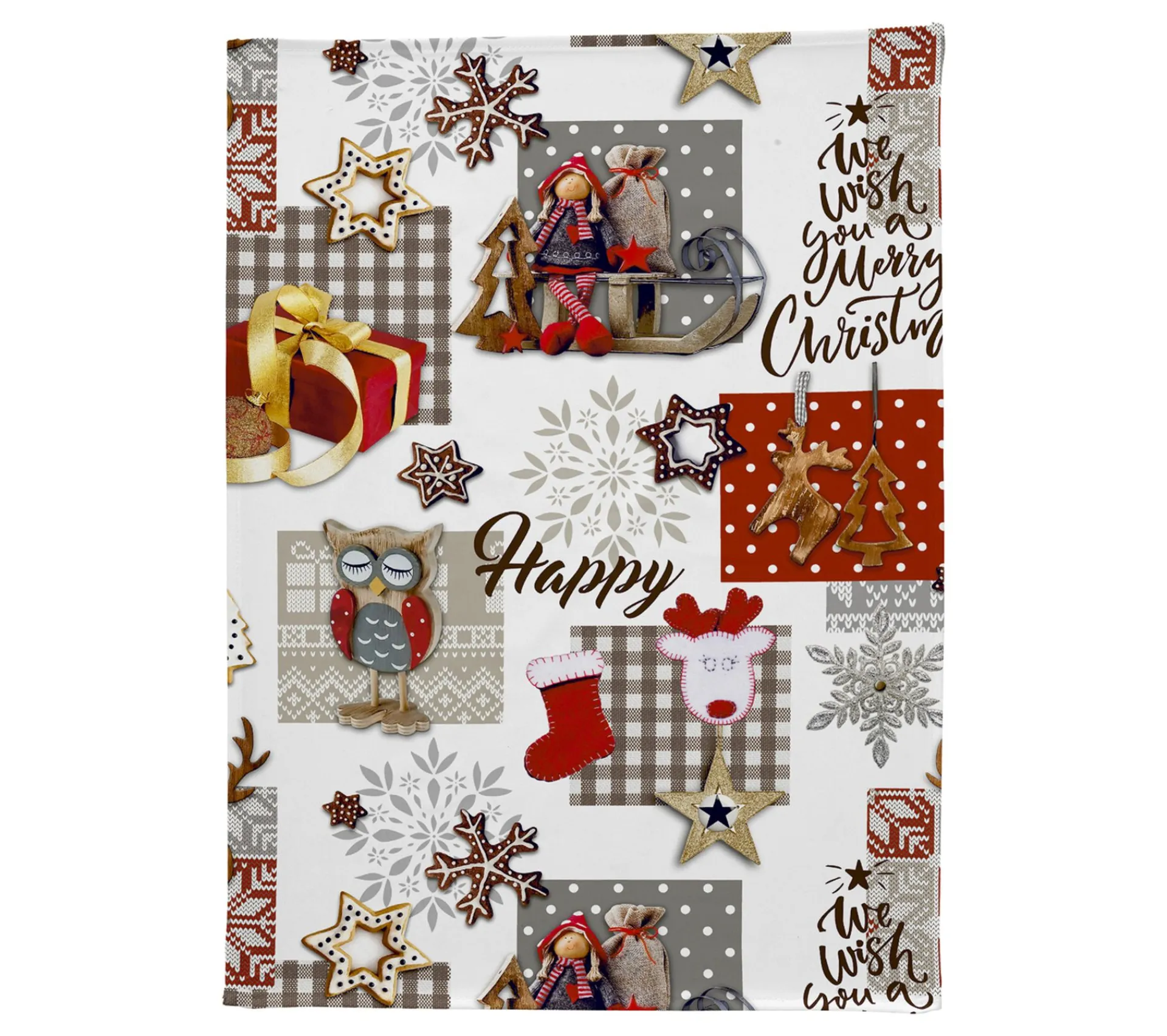 Online NAF NAF Lot De 2 Torchons De Noël Naive 50X70 Cm