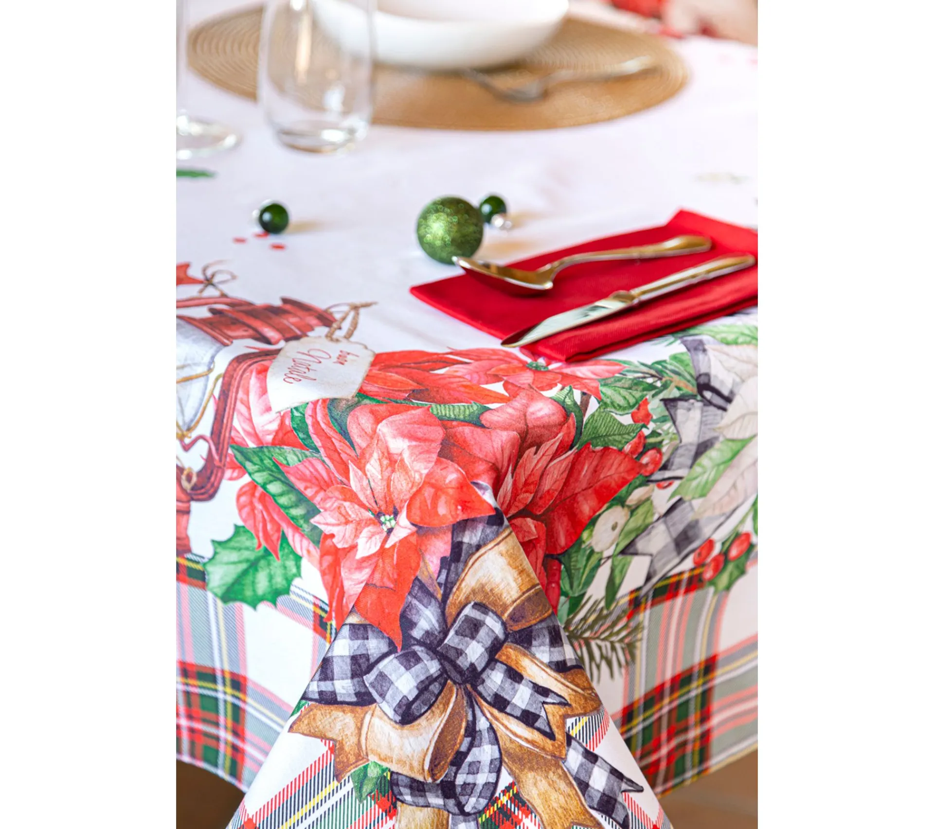 Clearance NAF NAF Nappe De Noël Ribbon 150X150 Cm