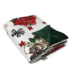 Shop NAF NAF Plaid Reversible De Velour De Noël Ribbon 130X170 Cm