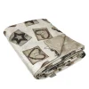 Fashion NAF NAF Plaid Reversible De Velour De Noël Warm 130X170 Cm
