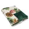 New NAF NAF Plaid Reversible De Velour De Noël Décoration 130X170 Cm