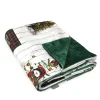 Outlet NAF NAF Plaid Reversible De Velour De Noël Holly Jolly 130X170 Cm