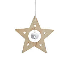 * Guirlande Et Boule De Sapin^Ornement En Bois Set De 2