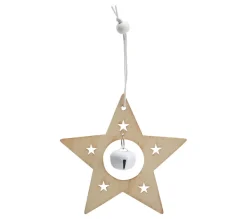 * Guirlande Et Boule De Sapin^Ornement En Bois Set De 2