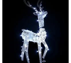 Flash Sale OUTSUNNY Déco Renne De Noël Lumineux 92 Led Blanc Froid