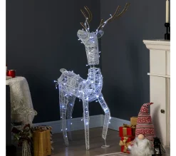 Flash Sale OUTSUNNY Déco Renne De Noël Lumineux 92 Led Blanc Froid