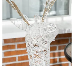 Flash Sale OUTSUNNY Déco Renne De Noël Lumineux 92 Led Blanc Froid
