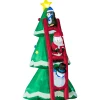 Online OUTSUNNY Décoration Gonflable Led Sapin De Noël Décore 2,47H M
