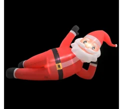 Online * Pere Noël Gonflable Led Ip44 Rouge 360 Cm Xxl