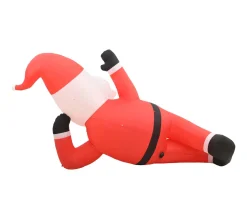 Online * Pere Noël Gonflable Led Ip44 Rouge 360 Cm Xxl