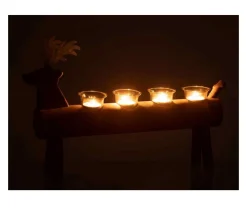 Online * Photophore 4 Supports En Bois
