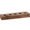 Best * Photophore 5 Tetes En Bois "Deer" 58Cm Naturel