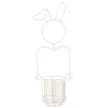 Store * Photophore Déco En Metal "Lapin" 49Cm Blanc