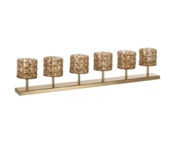 Cheap * Photophore Design "6 Cristaux" 61Cm Or