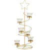 Best * Photophore Design "Arbre Spirale" 50Cm Or