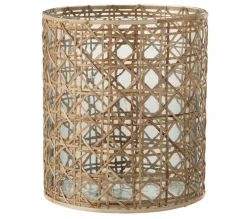 New * Photophore Design "Candice" 23Cm Naturel