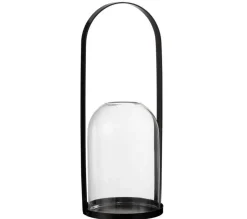 Flash Sale * Photophore Design "Demi Cercle Metal" 33Cm Noir