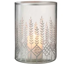 Clearance * Photophore Design En Verre "Chloe" 26Cm Transparent