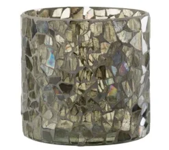 Best Sale * Photophore Design En Verre "Ido" 16Cm Vert