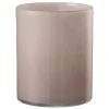 Flash Sale * Photophore Design En Verre "Jade" 18Cm Rose