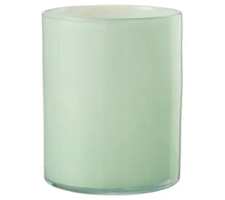 Outlet * Photophore Design En Verre "Jade" 18Cm Vert Clair