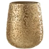Cheap * Photophore Design En Verre "Lise" 21Cm Or