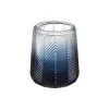 Hot * Photophore Design En Verre "Shade" 13Cm Bleu