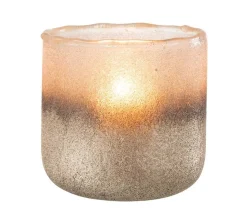Cheap * Photophore Design En Verre "Camille" 14Cm Rose