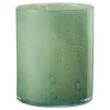 Fashion * Photophore Design En Verre "Jade" 18Cm Vert