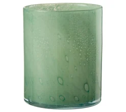 Fashion * Photophore Design En Verre "Jade" 18Cm Vert
