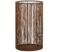 Best Sale * Photophore Design "Fils Metal" 30Cm Orange Rouille