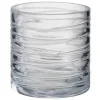 Cheap * Photophore Design "Lignes Verre" 12Cm Transparent