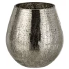 Best Sale * Photophore Design "Oeuf Craquele" 17Cm Gris