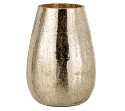 Best Sale * Photophore Design "Oeuf Craquele" 26Cm Or
