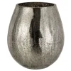 Discount * Photophore Design "Oeuf Craquele" 21Cm Gris