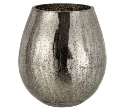 Discount * Photophore Design "Oeuf Craquele" 21Cm Gris