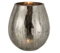 Discount * Photophore Design "Oeuf Craquele" 21Cm Gris