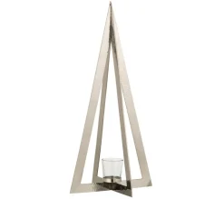 Cheap * Photophore En Metal Design "Arbre" 58Cm Argent