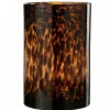 Store * Photophore En Verre "Cylindre Pois" 30Cm Marron