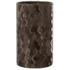 Hot * Photophore En Verre Design "Tazu" 22Cm Gris