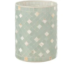 Hot * Photophore En Verre Design "Miosai" 20Cm Gris