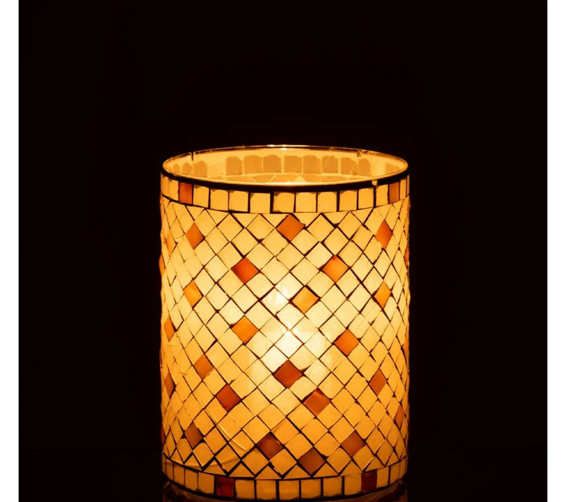 Hot * Photophore En Verre Design "Miosai" 20Cm Gris
