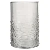 Sale * Photophore En Verre Design "Sladia" 30Cm Gris