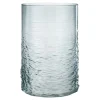 Fashion * Photophore En Verre Design "Sladia" 30Cm Bleu