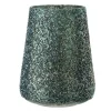 Cheap * Photophore En Verre "Paillettes" 23Cm Vert