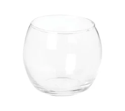 Online * Photophore En Verre "Rond" 7Cm Transparent