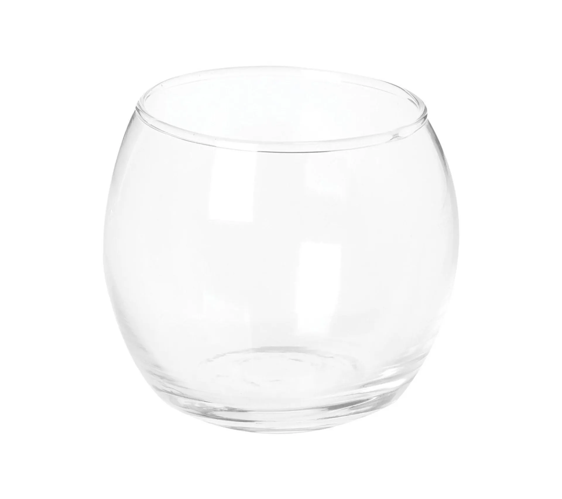 Online * Photophore En Verre "Rond" 7Cm Transparent