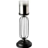 Fashion * Photophore Lanterne Sur Pied "Broda" 50Cm Noir