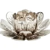 Sale * Photophore O 19,5 Cm Lotus Argente