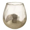 Best Sale * Photophore Rond En Verre "Zoe" 18Cm Transparent
